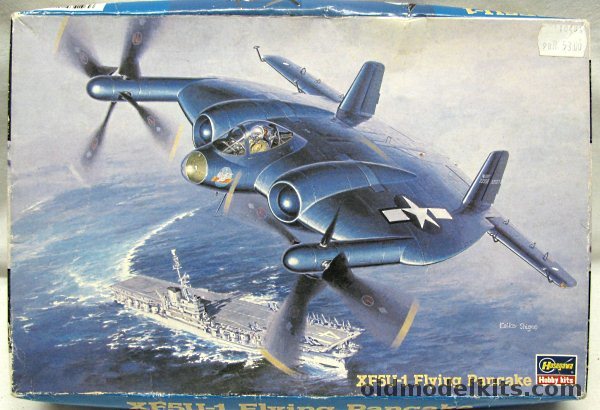 Hasegawa 1/72 XF5U-1 Flying Pancake/Flapjack - (XF5U1), SP63 plastic model kit